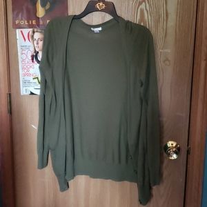 Olive Green Cardigan